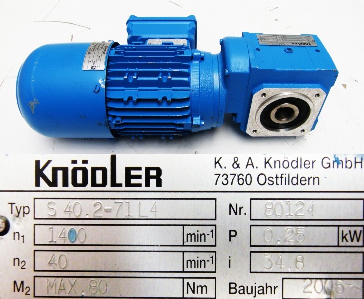 Knödler Getriebemotor S40.2 71L4